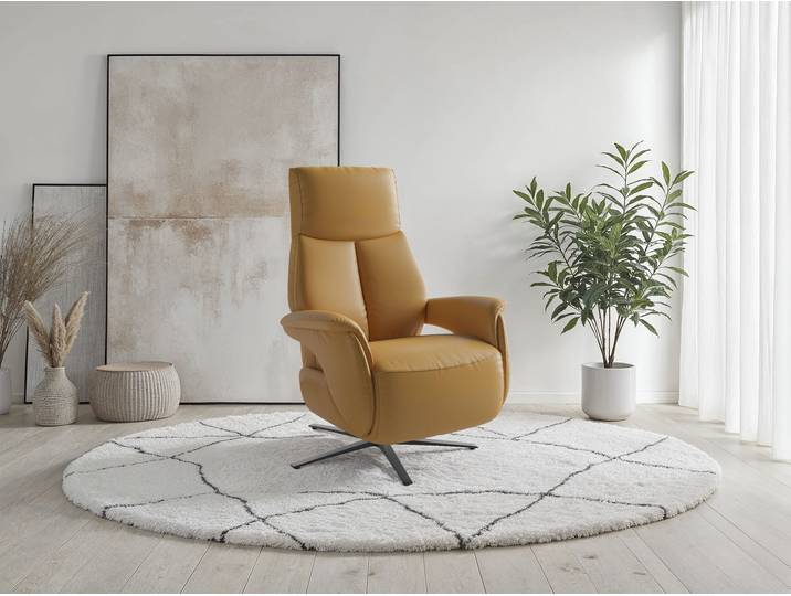 TV-Sessel SIT & MORE TV Lazy , curry, B:75cm H:115cm T:85cm, Sessel, TV-Sessel, zur Auswahl mit Herz-Waage-Position