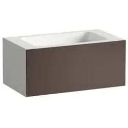 Laufen FOLIO Waschplatz H580FO35231121 804x450x350 mm,  ohne Armaturenbank, ohne Hahnloch, ohne Überlauf, Farbe: Schattenerde