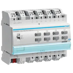 Hager Schaltaktor Jalousieaktor 8/4-fach 16A KNX REG TYA608C