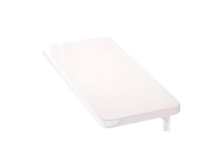 Klappbarer Drop-Leaf-Wandtisch, Weiß Wand montierter Mehrzweck-Frühstücksbartisch, Computerarbeitsplatz-Hängetisch für kleine Küchenräume(70x30cm)