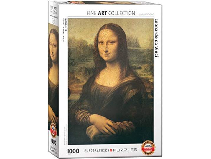Mona Lisa door Leonardo da Vinci 1000-delige puzzel