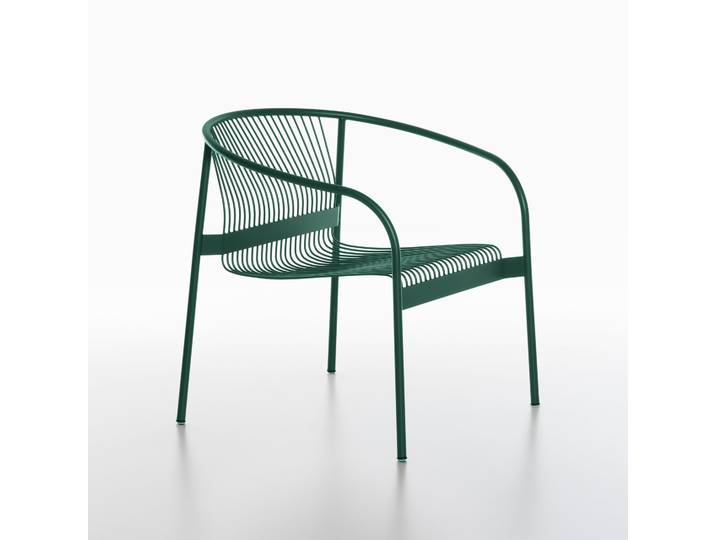 Outdoor Loungstühle Plank Velit Grün mit Fixarmlehnen, Neu – Perfekt für Büro und Empfang