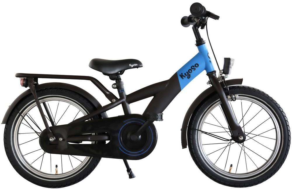 Kinderfahrrad Kyoso X-Rider 16 Zoll mit Rücktrittbremse - Braun/Blau