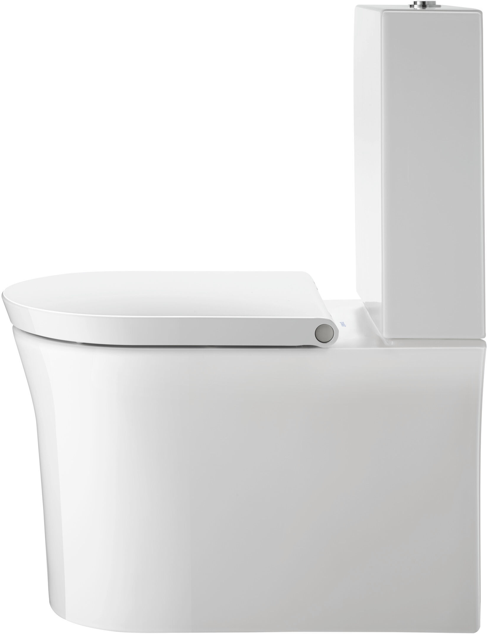 Duravit White Tulip stand WC 2197092000 37x65cm, pour réservoir attaché, pour combinaison, blanc Hygiene Glaze