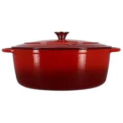 Menastyl Topf mit Deckel, Pfanne + Kochtopf, Rot