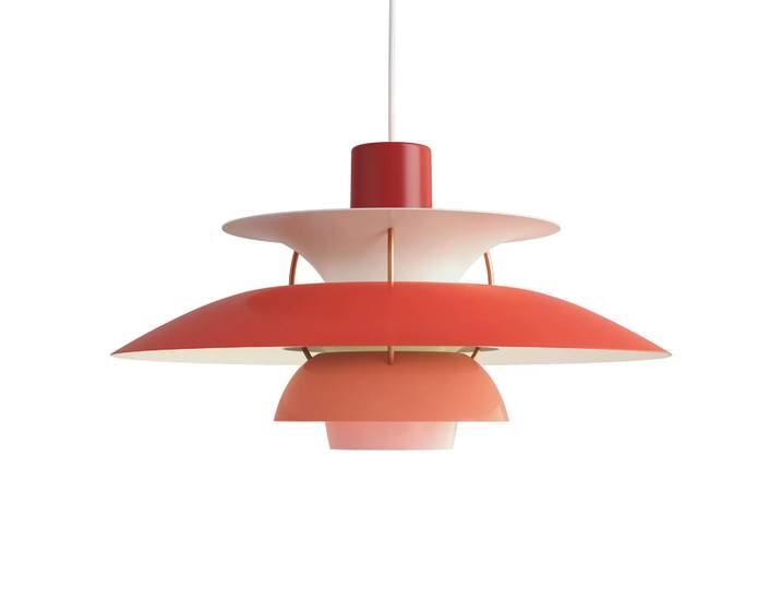 Louis Poulsen Suspension PH 5 Ø500, Rouge