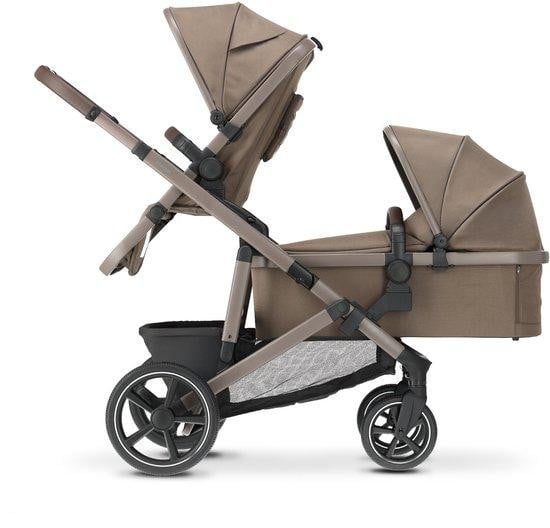 Deryan Evy V2 Duo Kinderwagen met reiswieg - Hazel