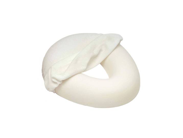 Sitzkissen SISSEL oval weiss 13,5 x 45 cm 1 Stück , weiss (weiß), B:6,5cm L:45cm, Baumwolle, Polyester, Dekokissen_Sitzkissen_Kissenhüllen, Sitzkissen