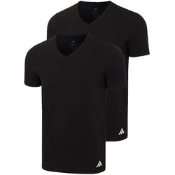 Tchibo - 2 adidas Active Flex T-Shirts - Herren - Gr. L/6 - schwarz