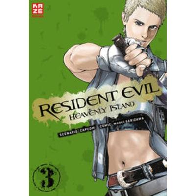 Resident Evil – Heavenly Island 03, Taschenbuch von Naoki Serizawa,Capcom, Kazé Manga, 978-2-88921-729-8