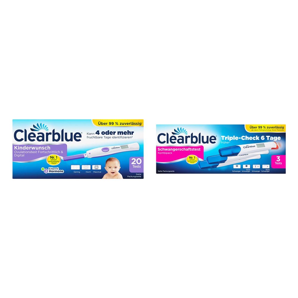 Clearblue Ovulationstest fortschrittlich & digital 20 stk + Trip 08102470