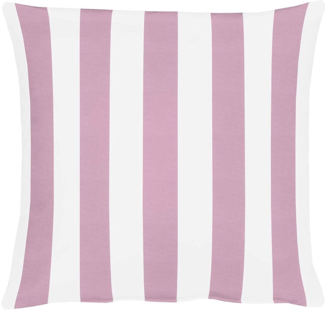 Dekokissen "Delfi" Gr. 1, bunt (weiß, mauve), B:40cm L:40cm, Obermaterial: 100% Polyester, Dekokissen_Sitzkissen_Kissenhüllen, Dekokissen, ohne Füllung weiß, mauve B/L: 40cm x 40cm, 1 Stk.