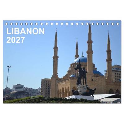 LIBANON 2027 (Tischkalender 2027 DIN A5 quer), CALVENDO Monatskalender