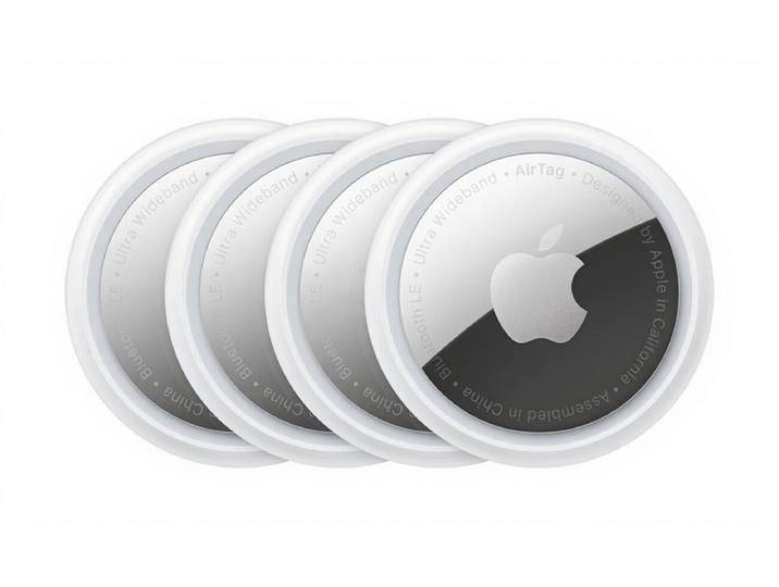 Apple AirTags Traceurs anti-perte, Lot de 4
