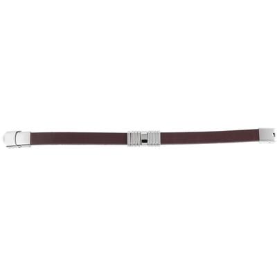 Armband ADELIA´S "Armband aus Leder 21 cm", braun, Armbänder, Herren, 21cm, Leder, Armband, Ein stilvolles Geschenk für besondere Momente