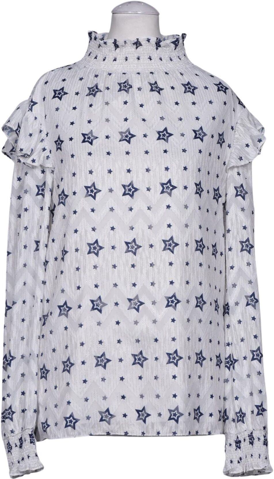 TED Baker Damen Bluse, Weiß, Gr. EU 34 (Ted Baker 0), Synthetik / Elasthan - Second Hand