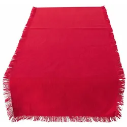 BOLTZE Tischläufer Lenea 40 x 140 cm Baumwolle Rot