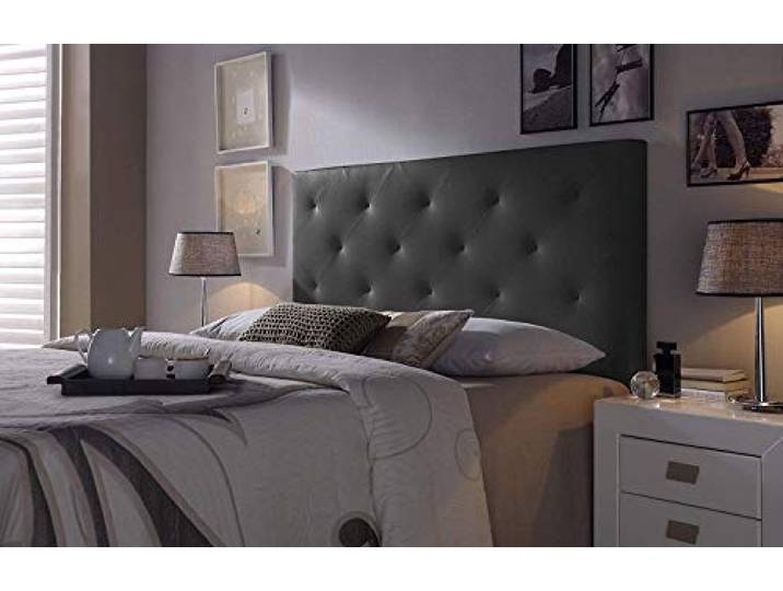 Marckonfort - Rombo Kopfteil für Bett, 160 X 60 X 8 CM Farbe schwarz