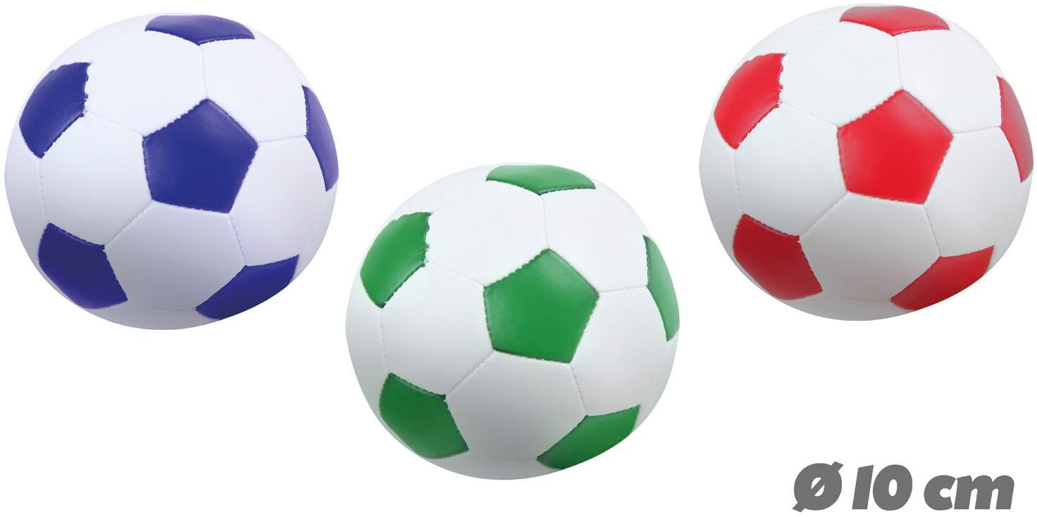 Softball LENA "Softbälle 3er-Set 10 cm, blau/grün/rot", bunt, Bälle, KinderØ:10cm, Kunststoff, Softball, Ø:10cm bunt Einheitsgröße