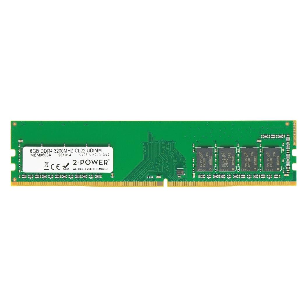 2-Power 8GB DDR4 3200MHz CL22 DIMM (1 x 8GB, 3200 MHz, DDR4-RAM, DIMM) (MEM9603A)