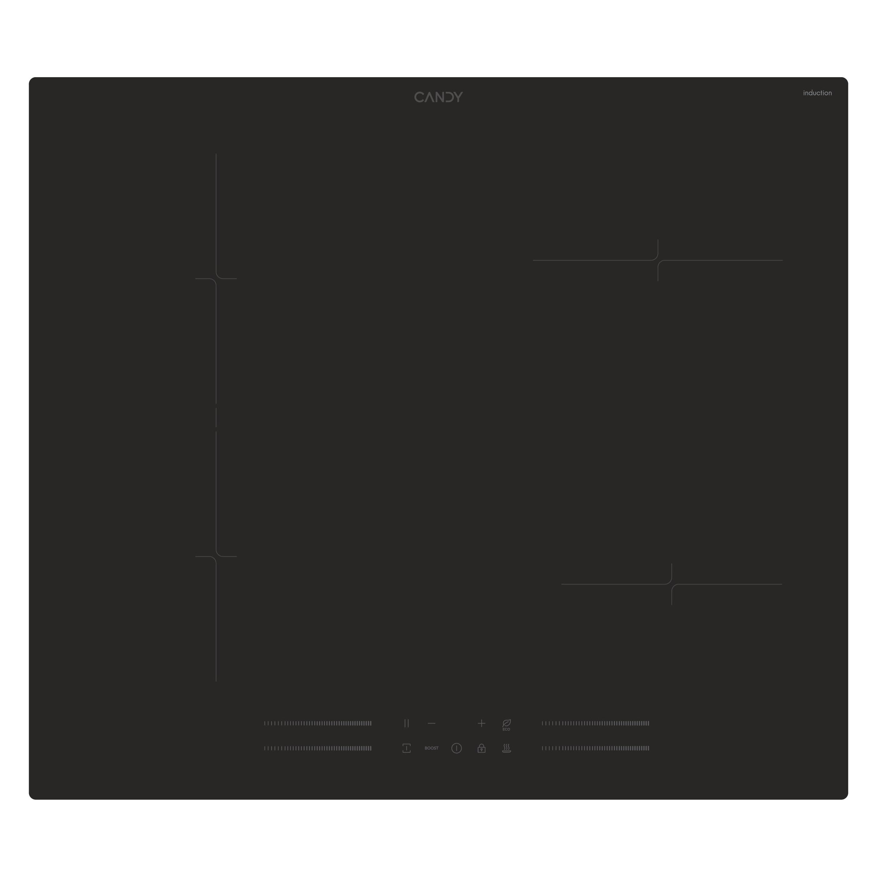 Candy CTP644MCBB/1 (59 cm, Induktionskochfeld) (33803264)