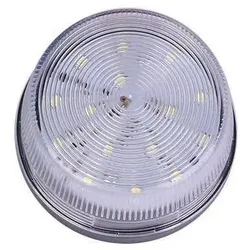 LED Signalleuchte, blinkend, ø70mm, 12V DC - Farbe: weiß