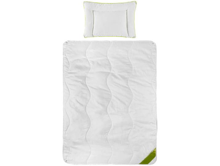 Patinio Kinderbettset Arielle, Weiß, Füllung: Polyester, 100x135 cmes Vertrauen - Oeko-Tex®, für Hausstauballergiker geeignet, Aloe Vera versiegelt, feuchtigkeitsregulierend, weich und anschmiegsam, formstabil, für alle Schlafpositionen geeignet, Schlafen, Babybettausstattung, Babydecken & Babykissen, Babydecken