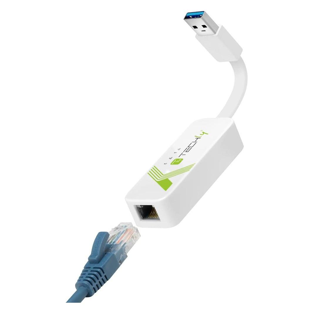 Techly IDATA USB-ETGIGA-3A Ethernet (USB, RJ45 Gigabit Ethernet (1x)) (IDATA-USB-ETGIGA-3A)