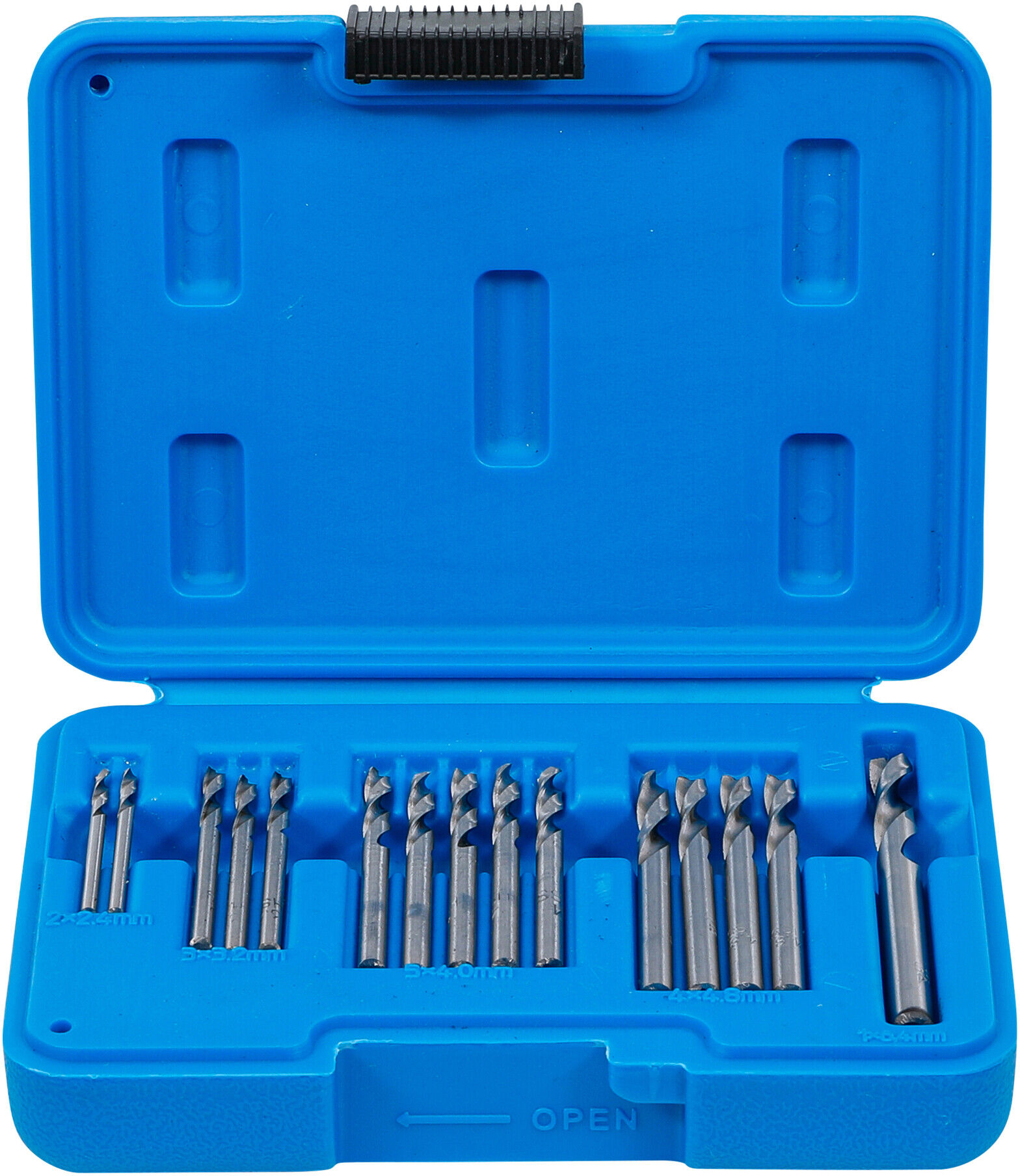 BGS Blindnietbohrer-Satz HSS 2,4 - 6,4 mm 15-tlg. ; BGS technic (2097)