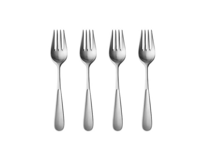 Georg Jensen Fourchette à gâteau mat Vivianna Lot de 4