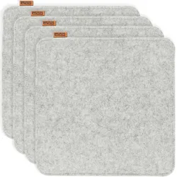 4 er Set Sitzkissen  4 Sitzauflage mit Antirutschnoppen  35 x 35 cm