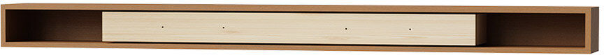 Brayden Studio Wood Floating Shelf Natural Wood 15.3cm H x 137.5cm W x 10.2cm D