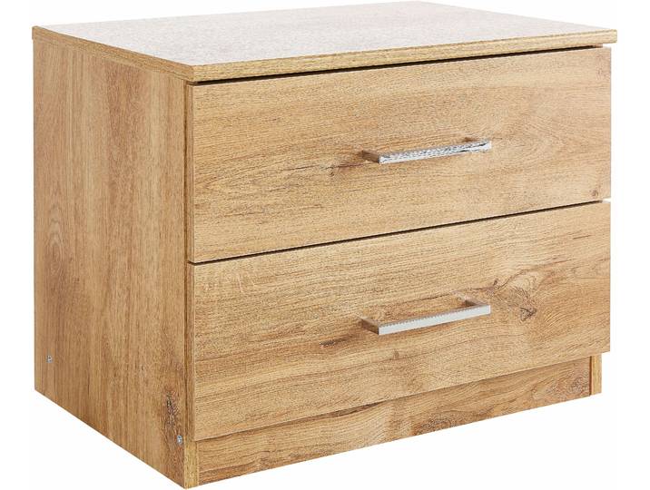 Nachtkommode WIMEX Anna , braun (plankeneichefarben), B:52cm H:40cm T:38cm, Sideboards, Nachtkommode