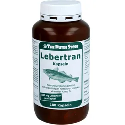 Lebertran 1000 mg Kapseln 180 ST