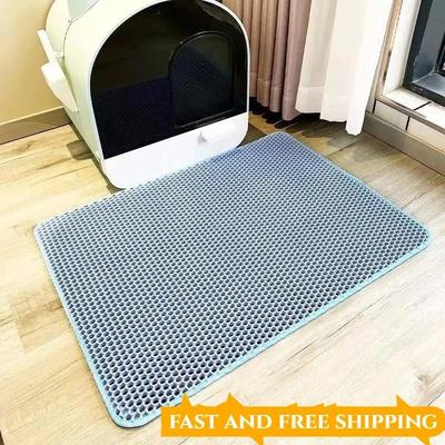 Uplifted Finds Double Layer Honeycomb Litter Hub blue 55 X 75 Cm