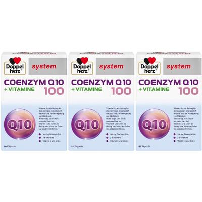 Doppelherz Coenzym Q10 100+Vitamine system Kapseln 3x 3x60 St