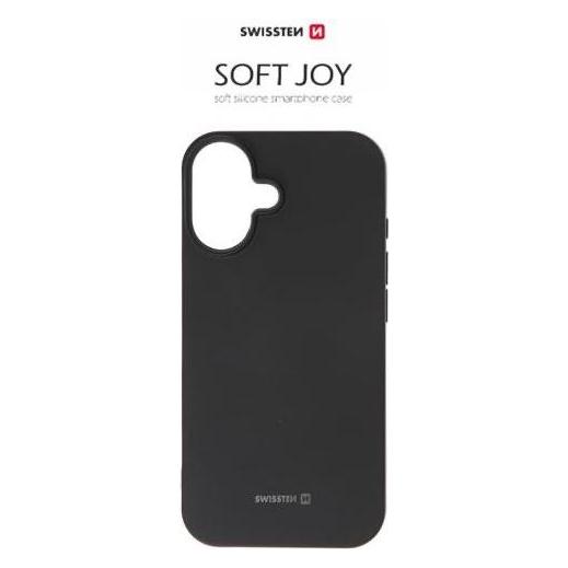 Swissten Soft Joy Case for Apple iPhone 16e - Black (Apple iPhone 16e) (34500443)
