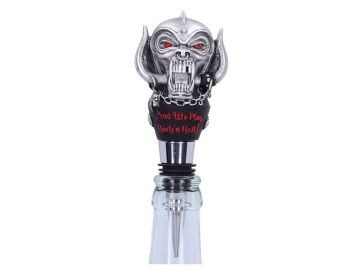 Nemesis Now Officieel gelicentieerde Motorhead Warpig Bottle Stopper, Zilver, 13.5cm