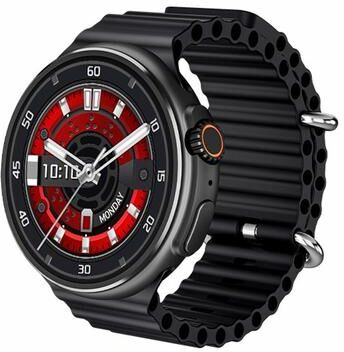 Inspired Deals V3 Ultra Max Bluetooth Calling Smartwatch With 1.6 Inch Round Display And Blood Oxygen Monitor black