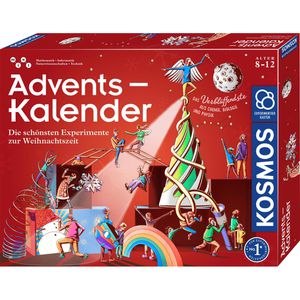 Kosmos Adventskalender 664046, Experimente 2026, gefüllt mit 24 Experimenten, 37 x 29 cm