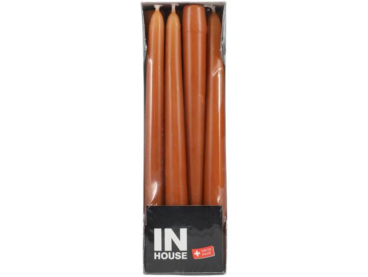 Inhouse Spitzkerzen ingwer 2.2x24cm 12 Stück