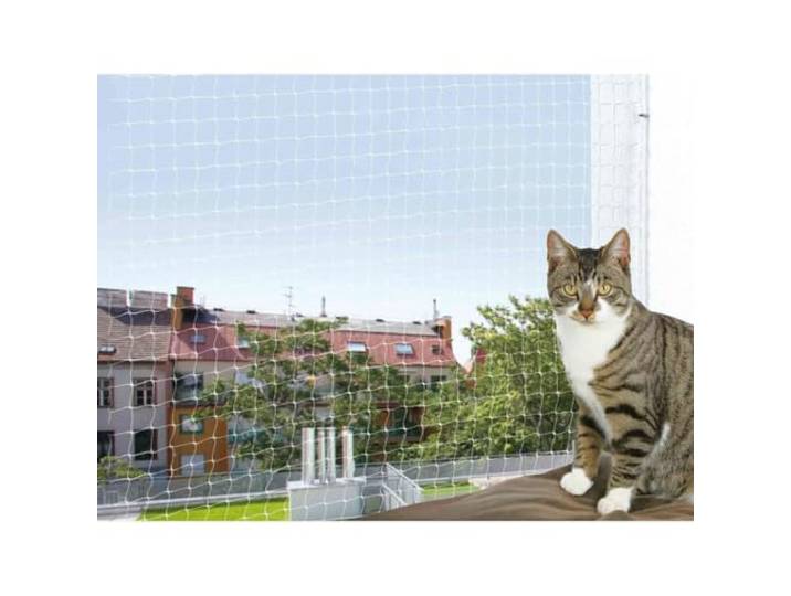 Trixie 44323 Schutznetz, 4 × 3 m, transparent