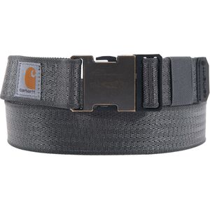 Carhartt Gürtel Rugged Flex Nylon Webbing Belt, gravel, mit Schnellverschluss, aus Nylon, Größe M, Länge 107 cm