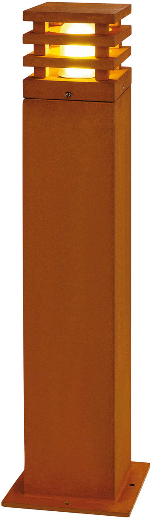 Slv Rusty Square 70 Outdoor Standleuchte, Led, 3000k,Eckig, Eisen Gerostet - Stand-, Wand- Und Deckenleuchten (Outdoor)
