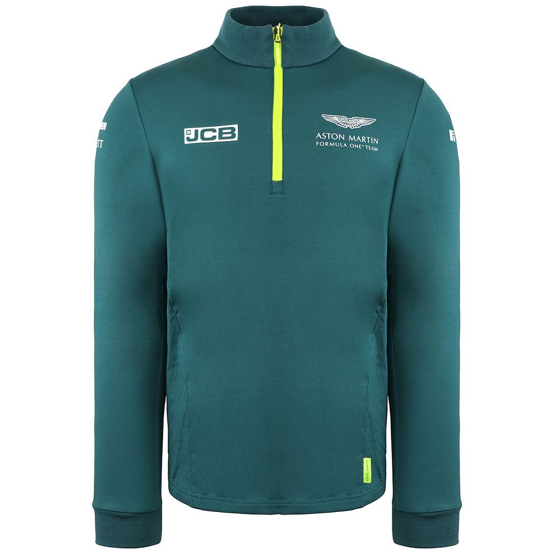 Aston Martin F1 Offizieller Team Mens Green Midlayer