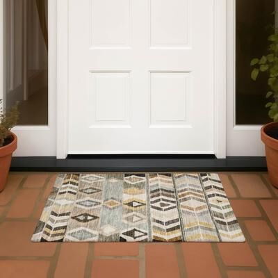 Addison Rugs Machine Washable Indoor/ Outdoor Global Bremen Chantille Rug
