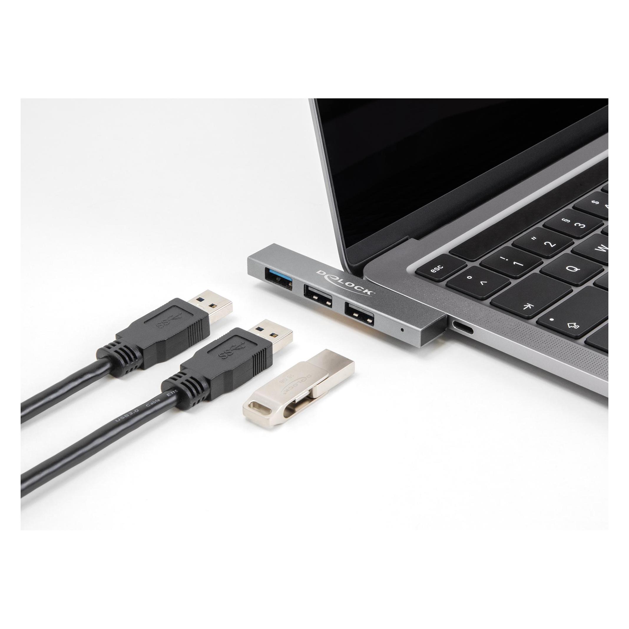 Delock 64274 (USB-C, 3 Ports) (64274)