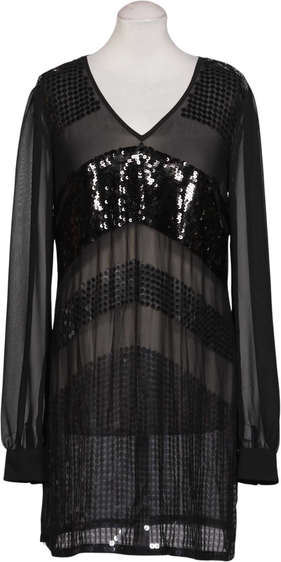 Long Tall Sally Damen Kleid, Schwarz, Gr. EU 38, Synthetik - Second Hand
