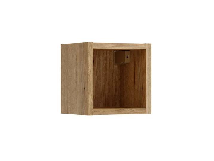 Étagère cube de salle de bain suspendue 20 x 20 cm NOVA chêne Coast Evoke