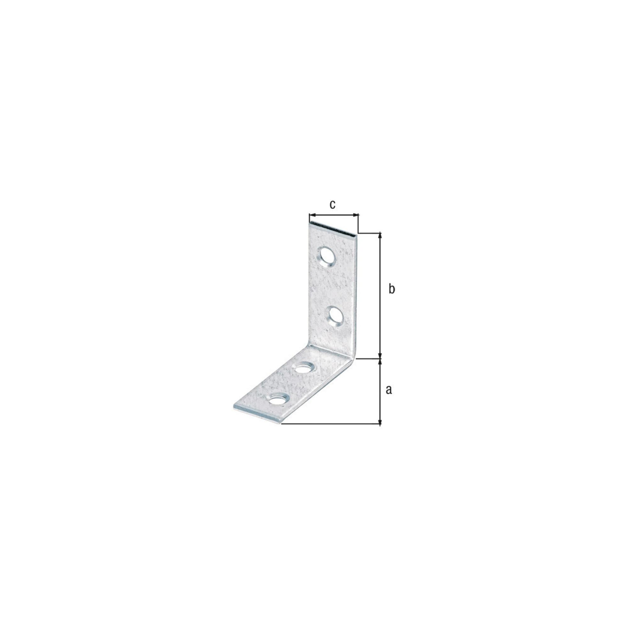 GAH Alberts Stuhlwinkel 40x40x15mm Stahl roh, gelb, sendz. (339203)